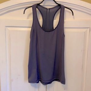 Lululemon Purple Racerback Tank with Trim Detail